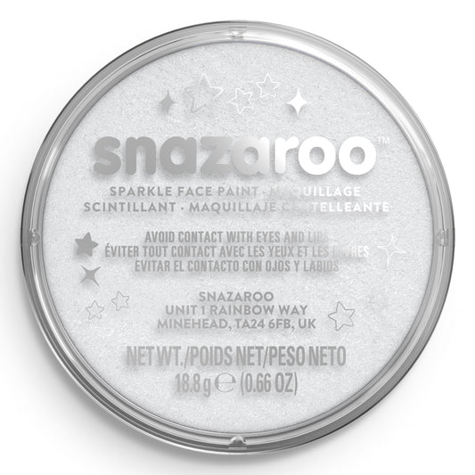 Snazaroo Gesichts- und Körperfarbe Glänzend - Weiß 18 ml