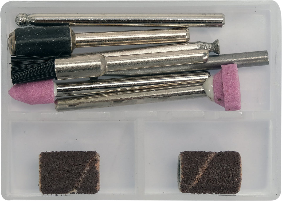 Miniszlifierka Sthor - 3.6V, 10 akcesoriów, akumulator 0,6 ah