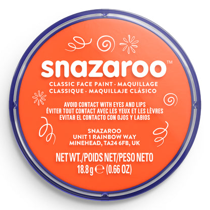 Snazaroo Gesichts- und Körperfarbe - Orange 18 ml