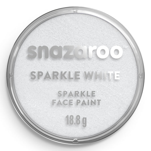 Snazaroo Gesichts- und Körperfarbe Glänzend - Weiß 18 ml