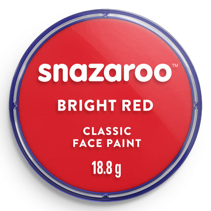 Snazaroo Face and Body Paint - Bright Red 18 ml