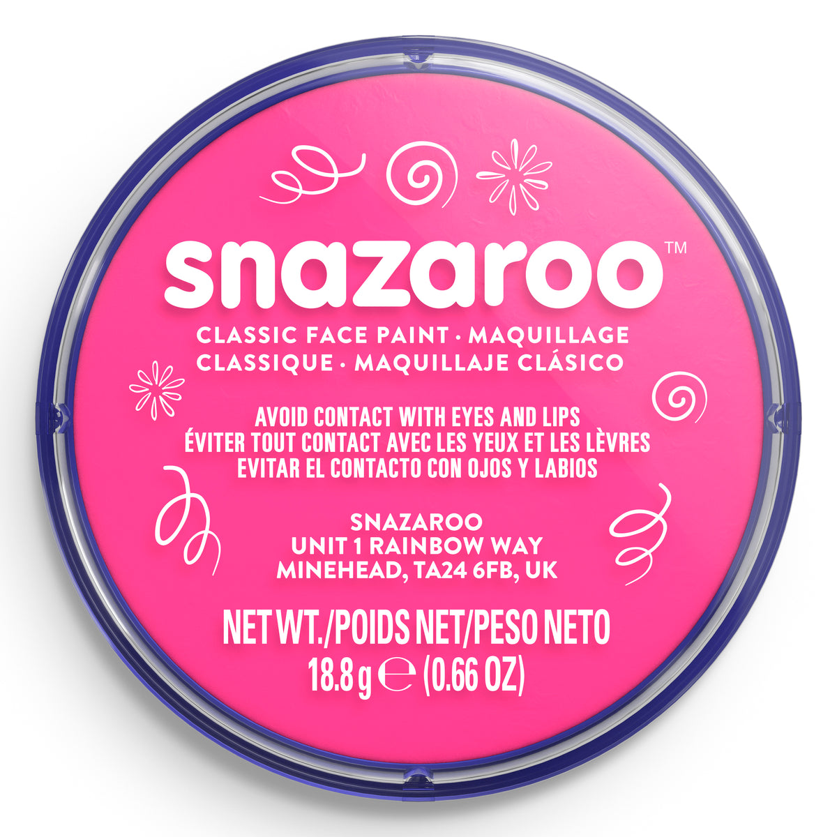 Snazaroo Gesichts- und Körperfarbe - Hellrosa 18 ml