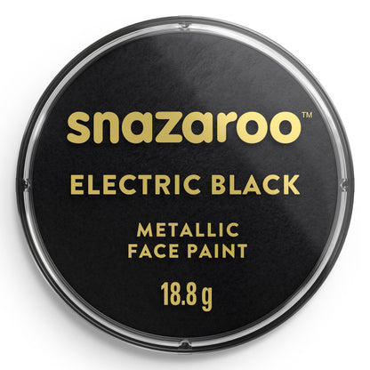 Farba do ciała i twarzy Snazaroo Metaliczna - Czarny 18 ml