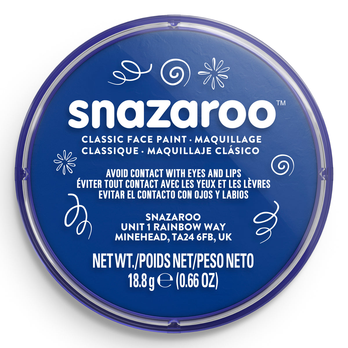 Snazaroo Körper- und Gesichtsschminke - Royal Blue 18 ml