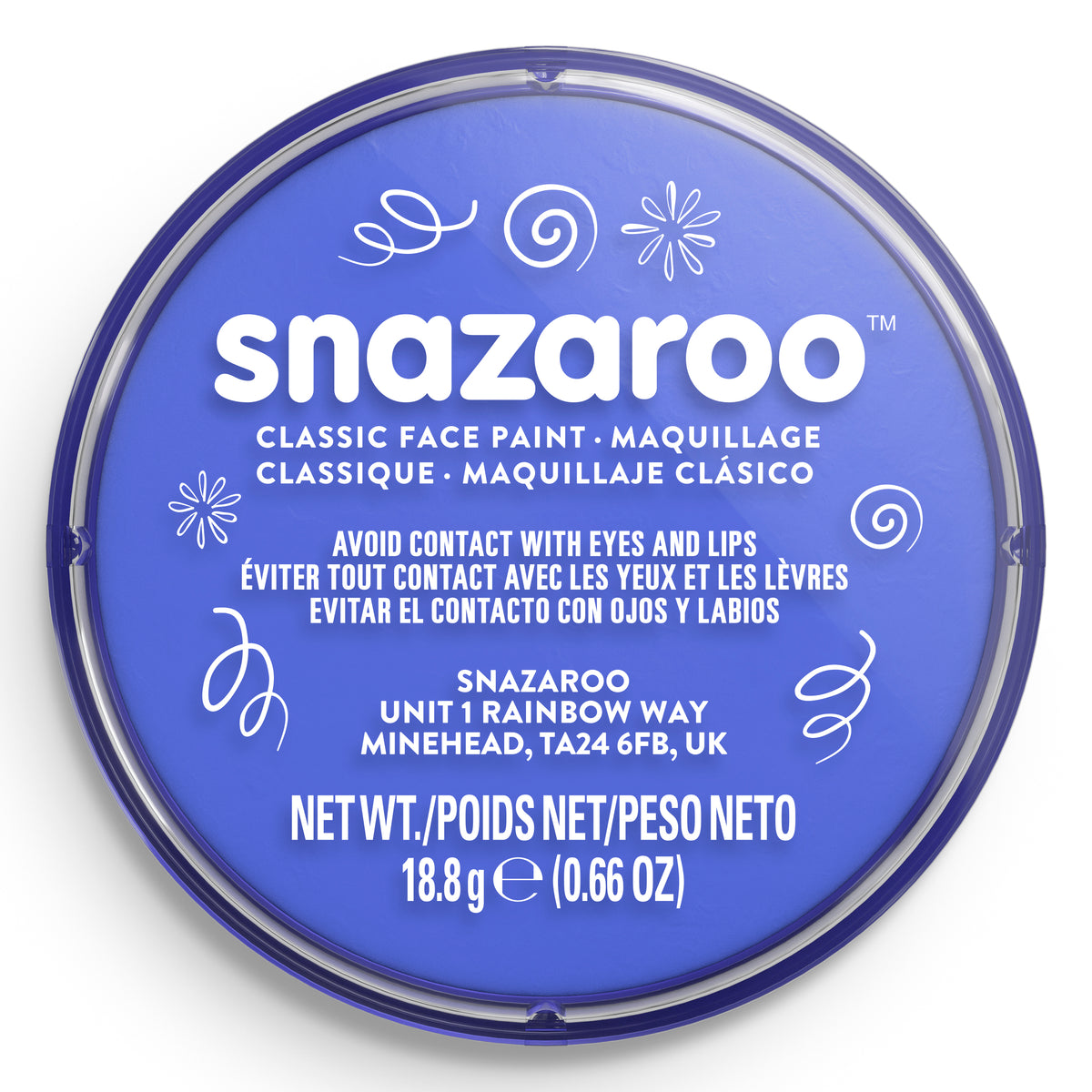 Snazaroo Gesichts- und Körperfarbe - Himmelblau 18 ml