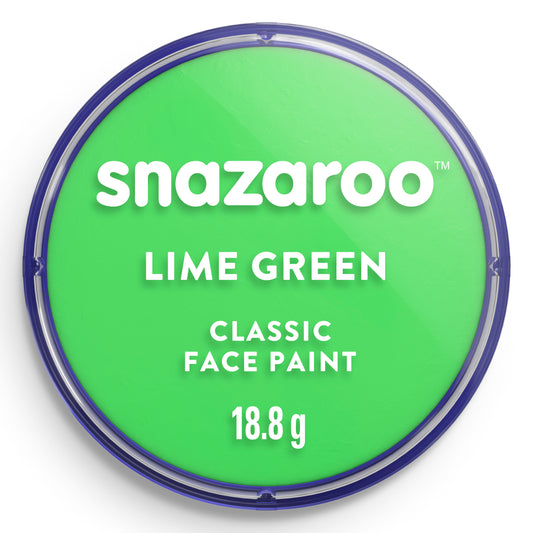 Farba do ciała i twarzy Snazaroo - Limonkowy zielony 18 ml