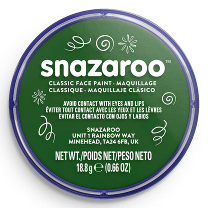 Snazaroo Gesichts- und Körperfarbe - Dunkelgrün 18 ml