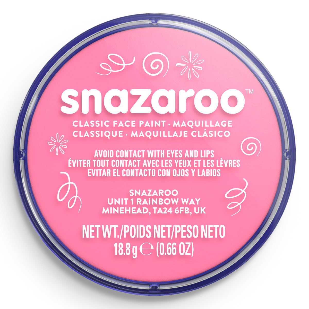 Snazaroo Gesichts- und Körperfarbe - Blassrosa 18 ml