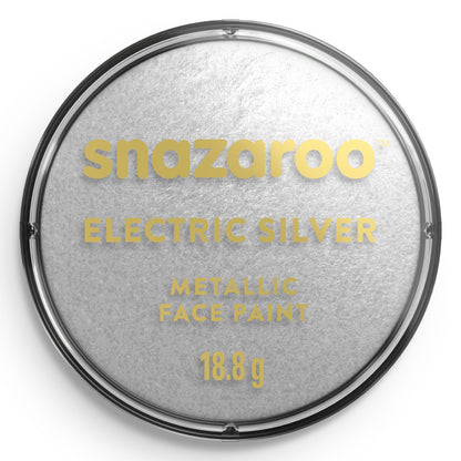 Snazaroo Metallic Körper- und Gesichtsschminke - Silber 18 ml