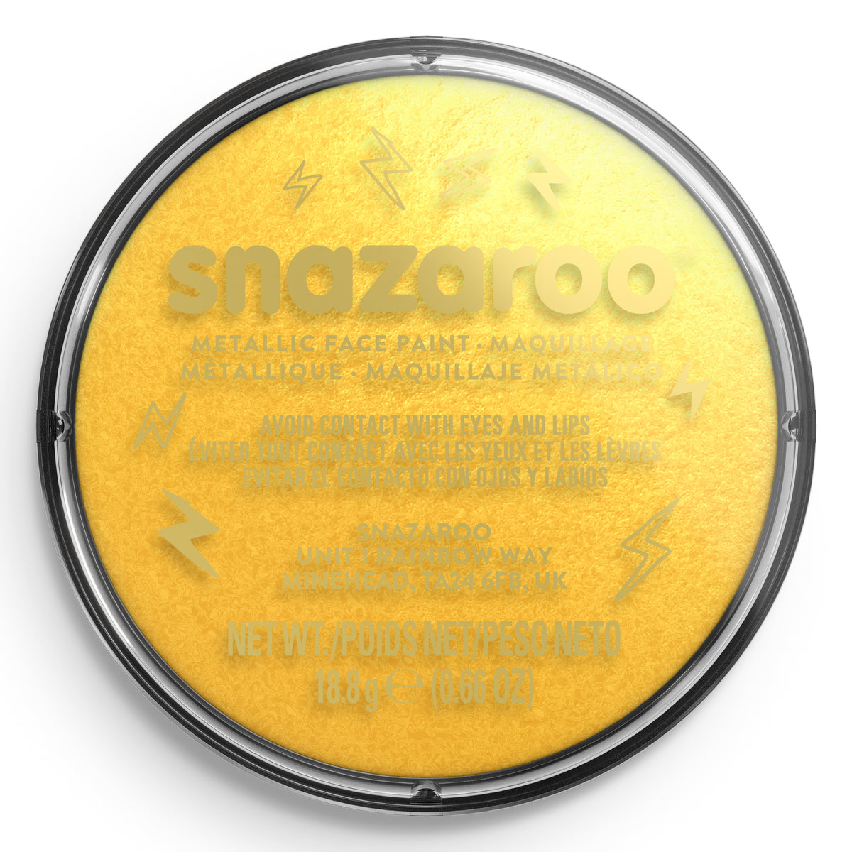 Farba do ciała i twarzy Snazaroo Metaliczna - Złoty 18 ml
