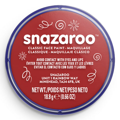 Snazaroo Face and Body Paint - Bordeaux 18 ml