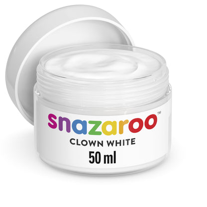 Snazaroo Körper- und Gesichtsschminke - Clown White 50 ml