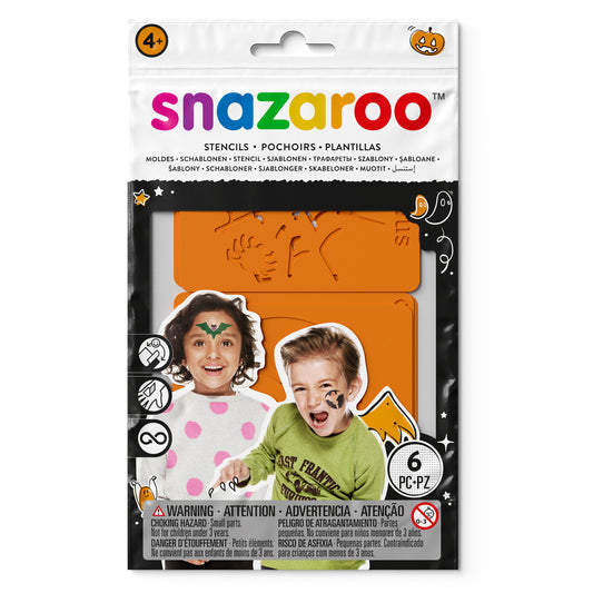 Snazaroo Gesichtsmal-Schablonen - Halloween 6 Stk.