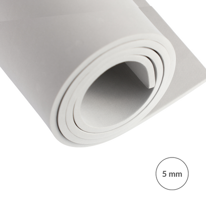 EVA Schaumstoff 100 kg/m³, fest, 5 mm grau - 100x50 cm