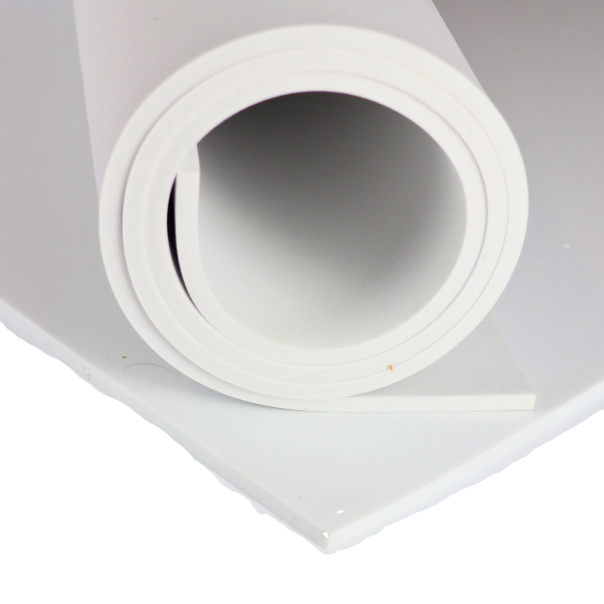 Pianka EVA 65 kg/m3, 5 mm samoprzylepna biała - 50x50 cm