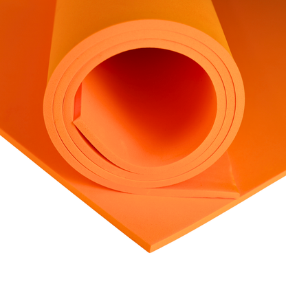 Pianka EVA 65 kg/m3, 2 mm pomarańczowa - 100x50 cm