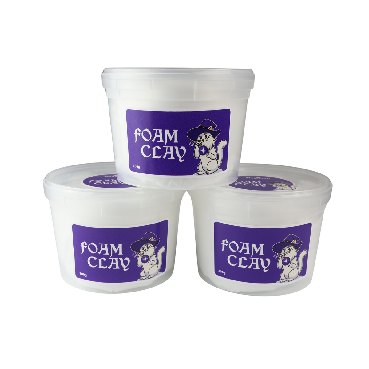 Foam Clay MageCraft - 300 g Biały