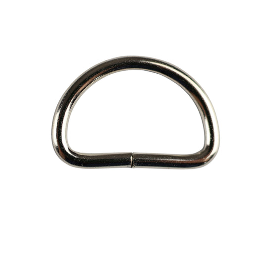 Półkole metalowe - 20/12/2,5 mm nikiel 1 szt.