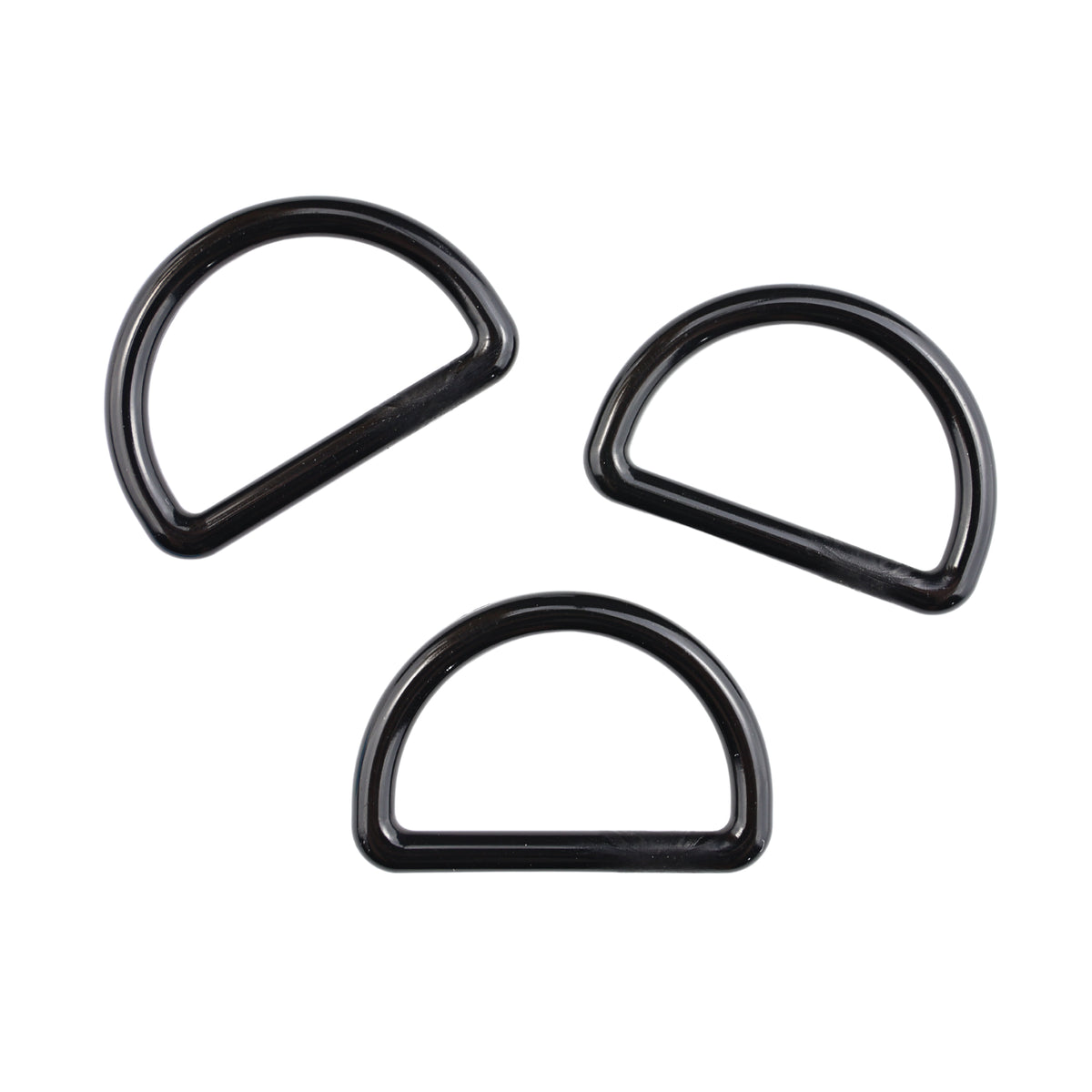 Kunststoff-Halbring - 30/19 mm schwarz 1 Stk.
