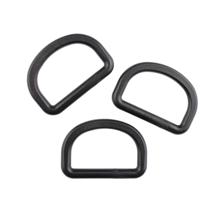 Kunststoff-Halbring - 32/19 mm schwarz 1 Stk.
