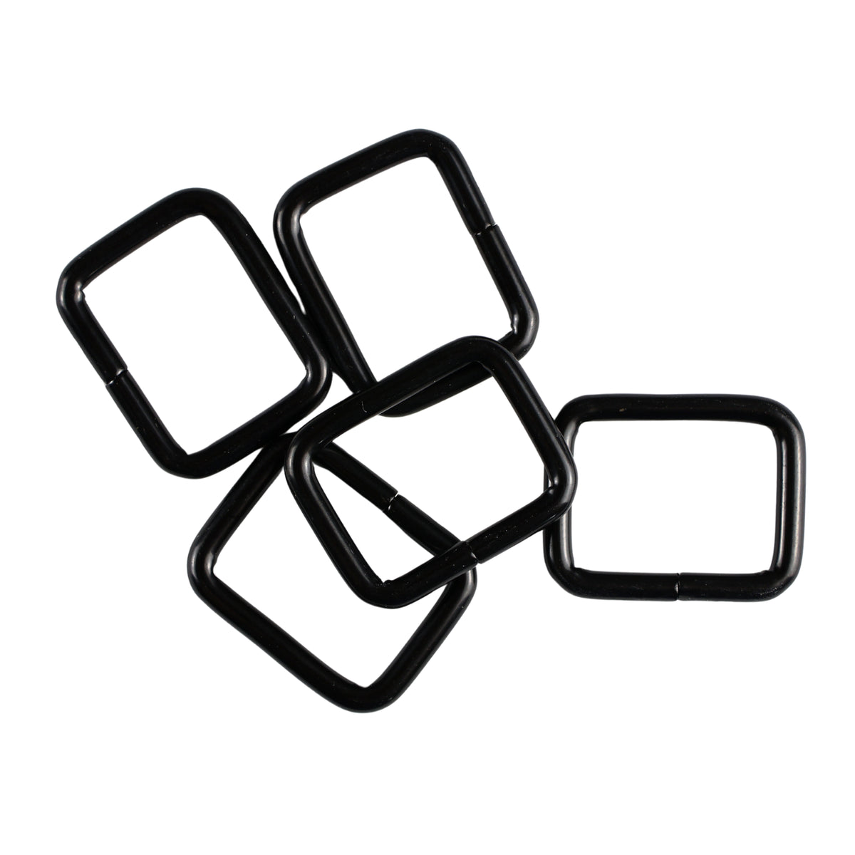 Ramka metalowa - 20/15/3 mm czarny mat 1 szt.
