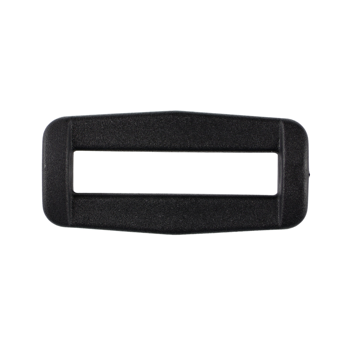 Kunststoff-Stegschnalle - 25/6 mm (a) schwarz 1 Stk.