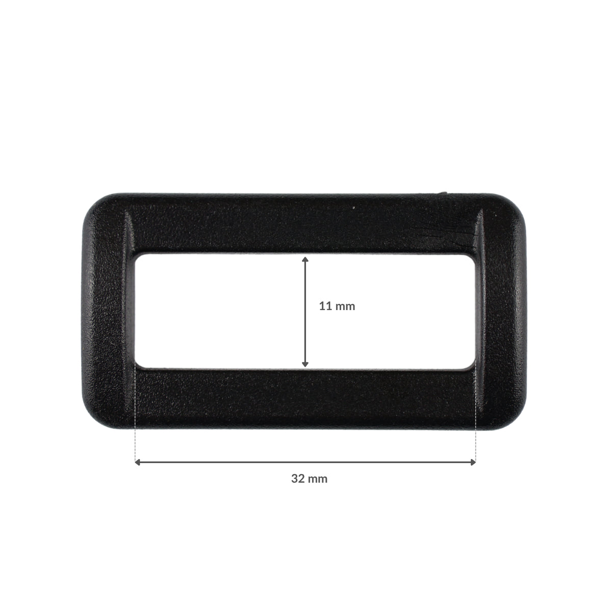 Ramka plastikowa - 32/11 mm czarna 1 szt.
