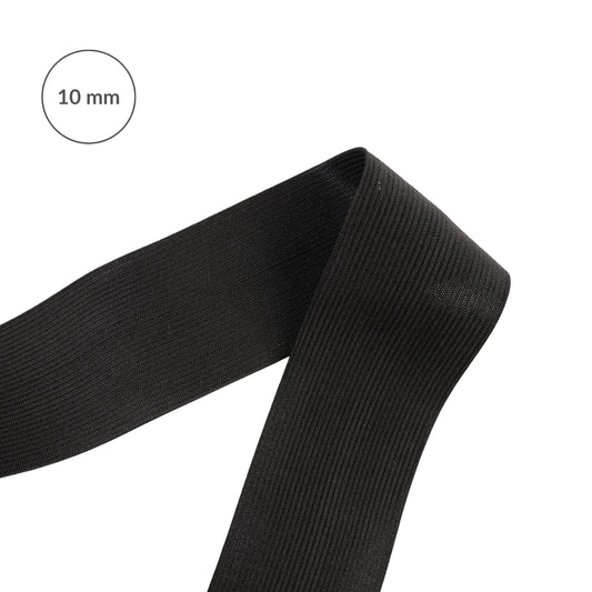 Elastic band - 10 mm/1 m black