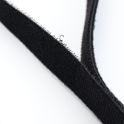 Klettband doppelseitig 25 mm/1 m Nylon schwarz