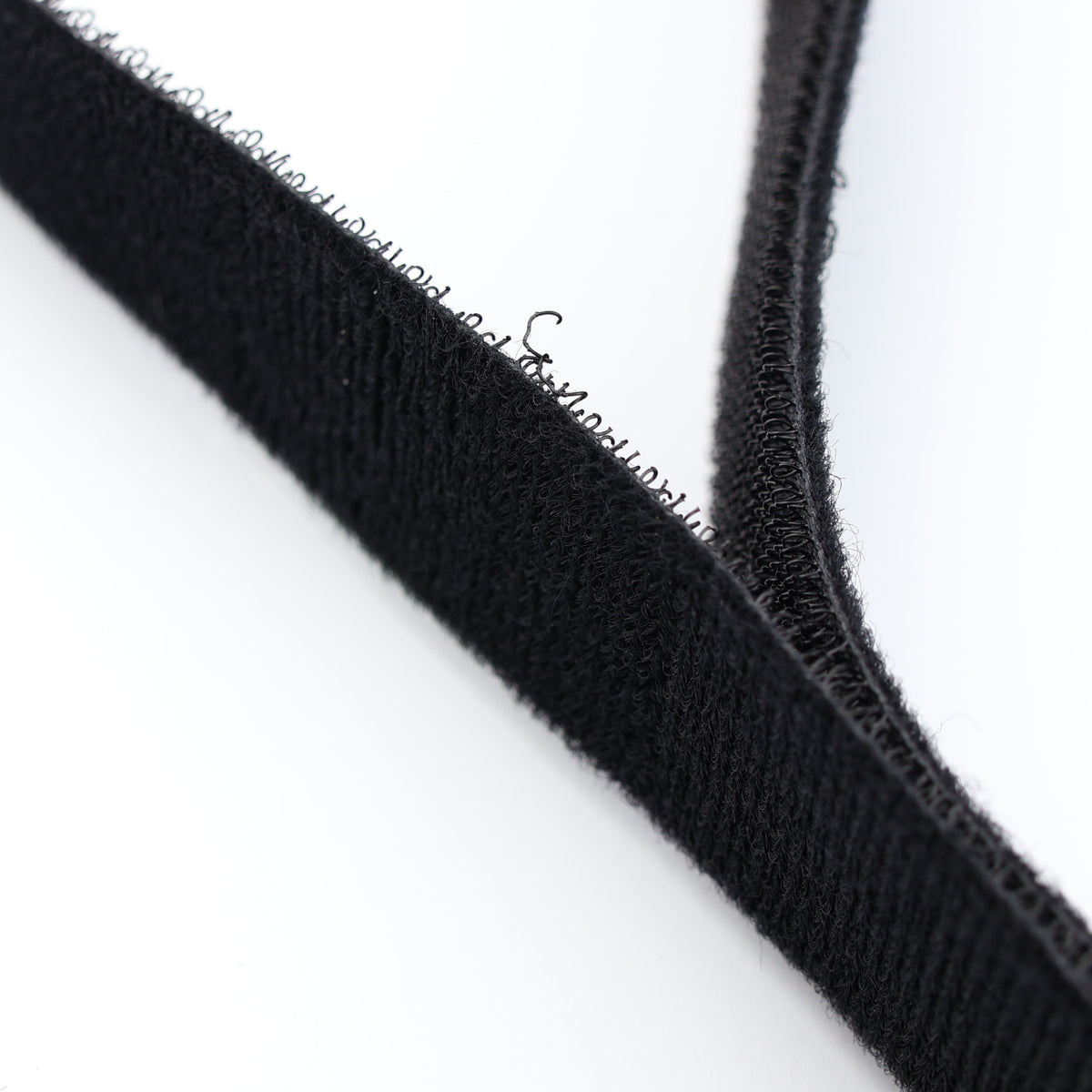 Hook and loop tape - double-sided 30 mm/1 m nylon black
